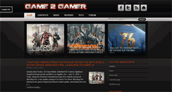 Desktop Screenshot of game2gamer.com